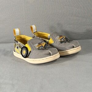 TOMS X Tonka Trucks Toddler Boys' Tiny Alpargata Slip-On Shoes Boys Size 5